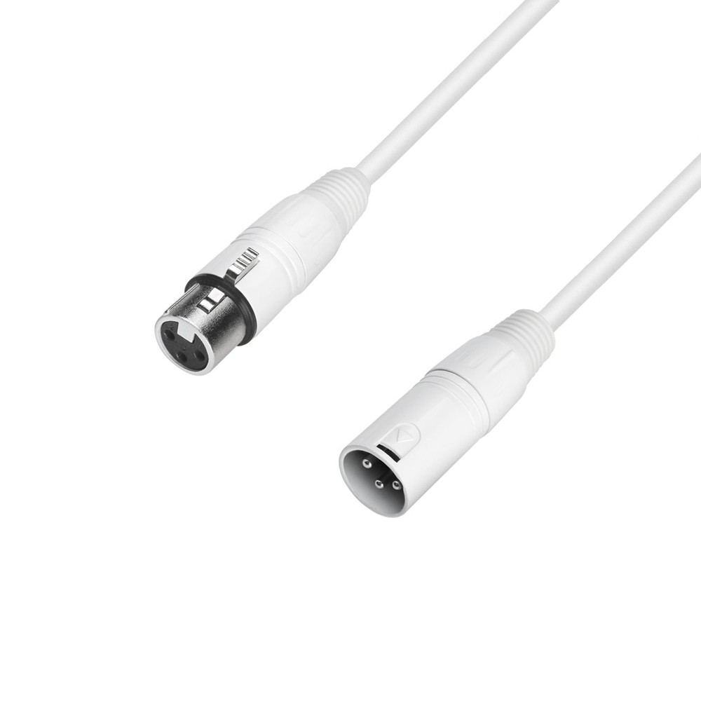 4 STAR MMF 0250 SNOW Coloured Microphone Cables Microphone Cables