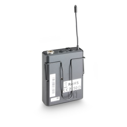 Emetteur sans fil UHF de poche, 864,5 MHZ avec micro serre-tête et